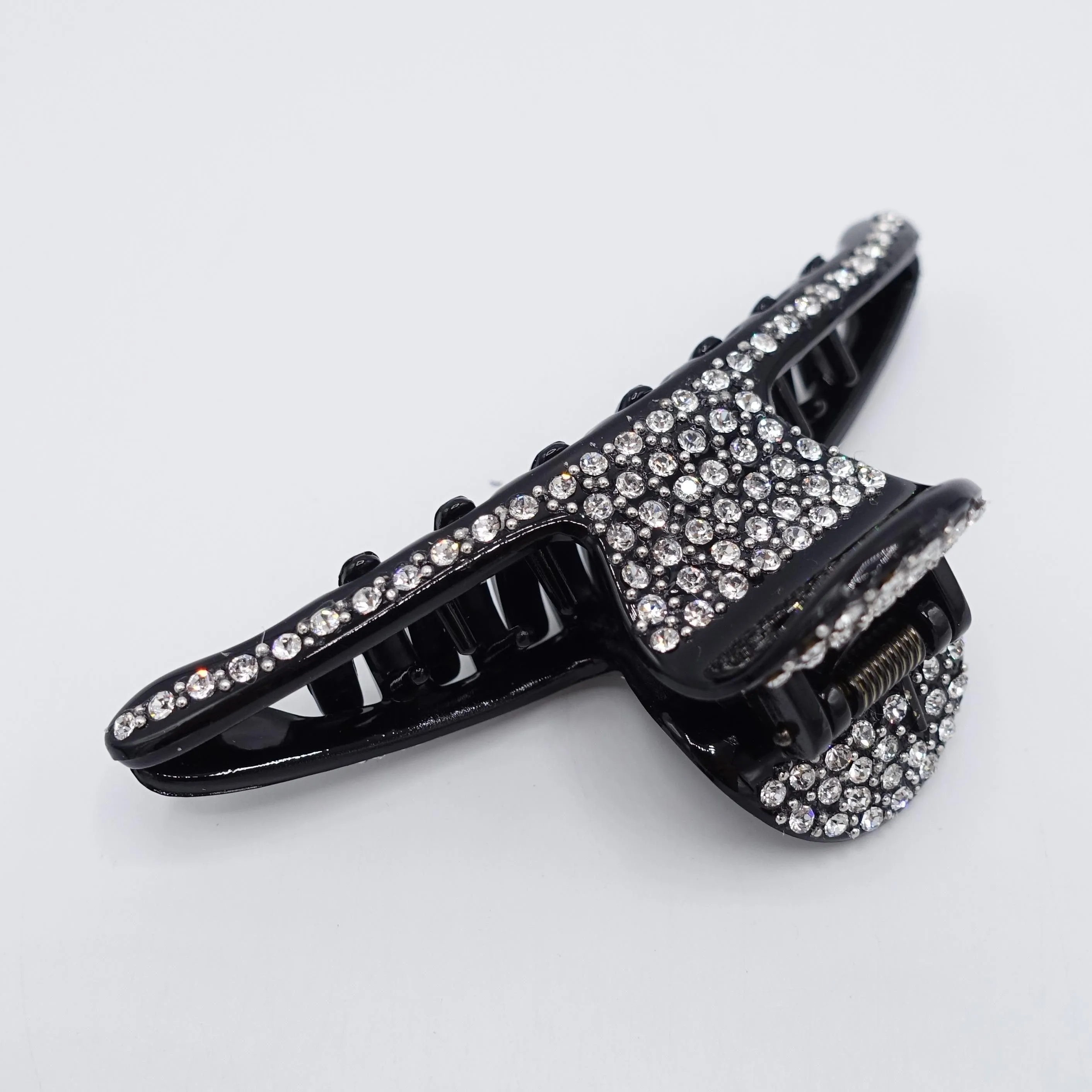 rhinestone hair claw, slim hair claw, occasion hair claw for women