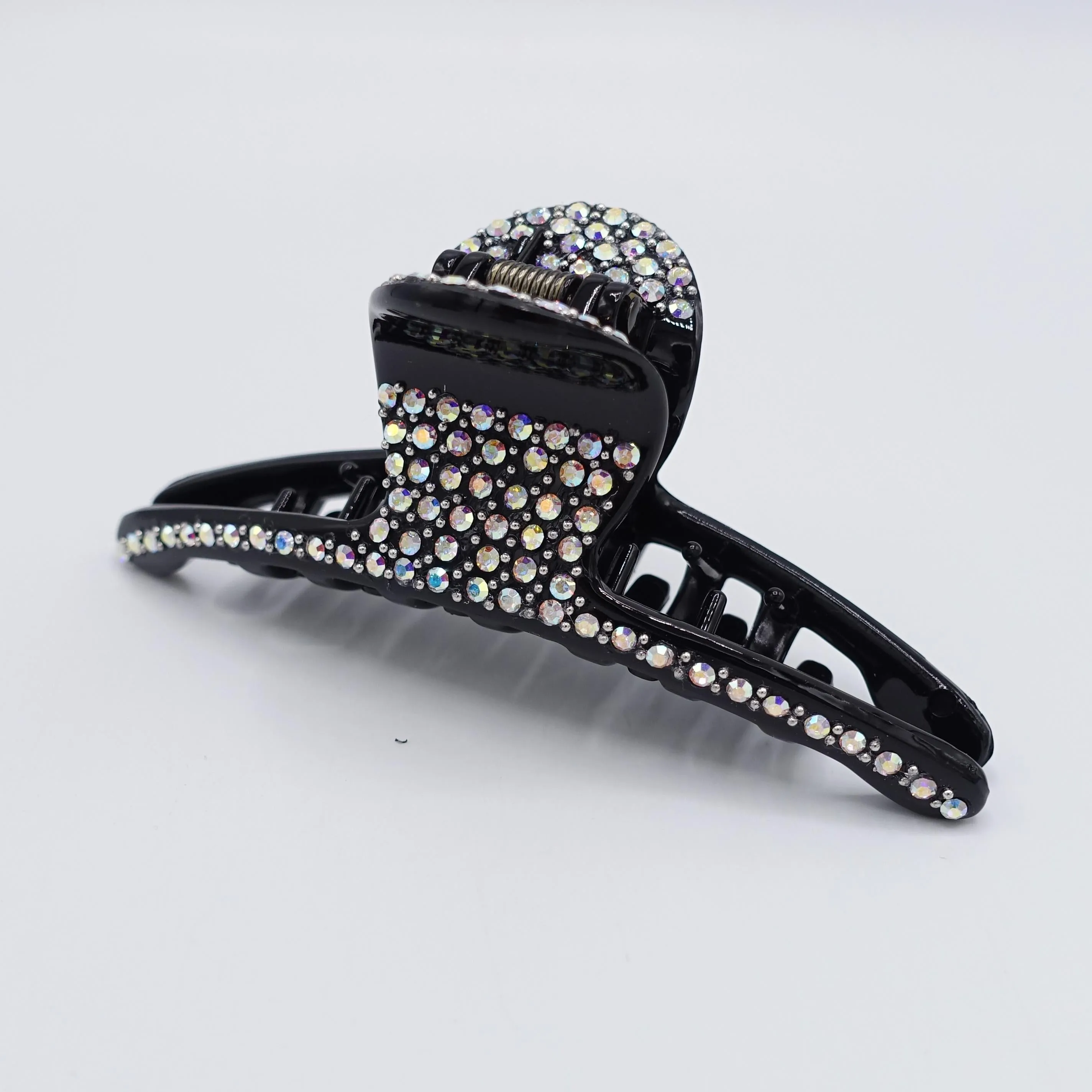 rhinestone hair claw, slim hair claw, occasion hair claw for women