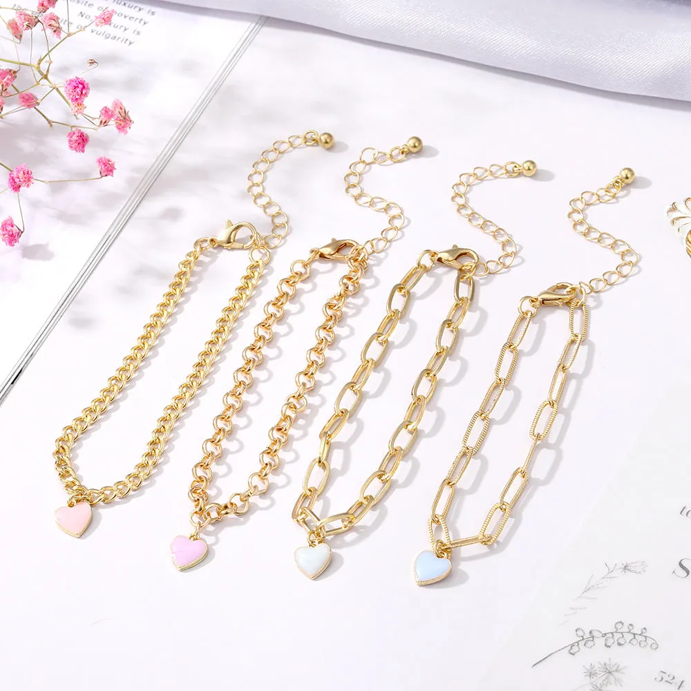 *RTS* Stackable Heart Bracelets