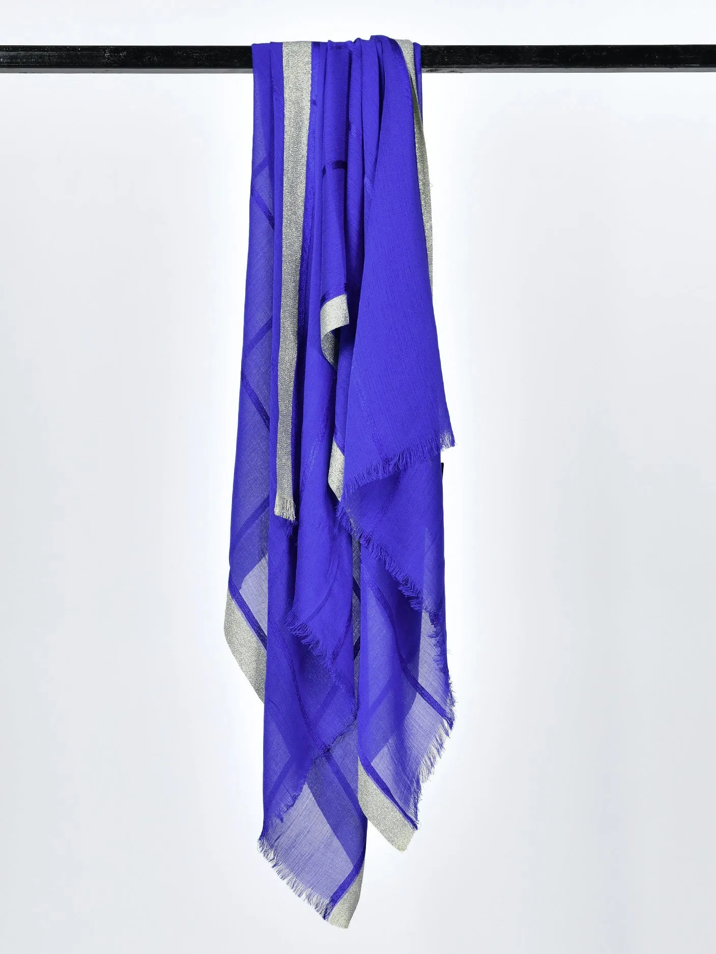 Shimmer Border Scarf