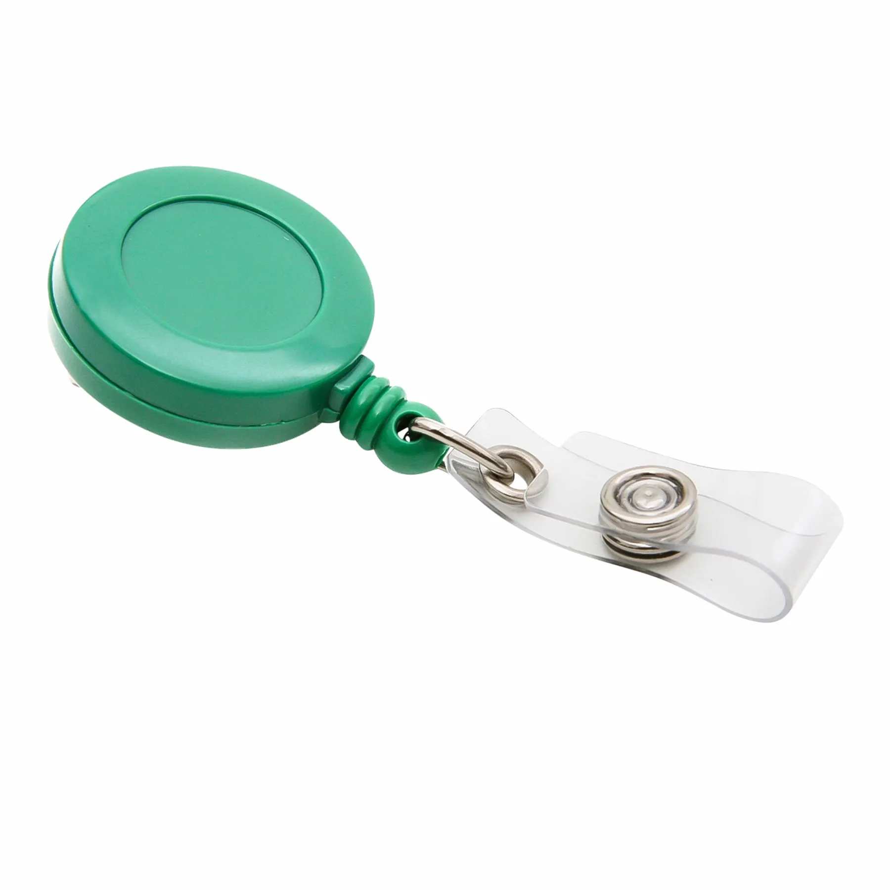 SICURIX Standard ID Badge Reel Round Swivel Spring Clip Strap GREEN (68846)