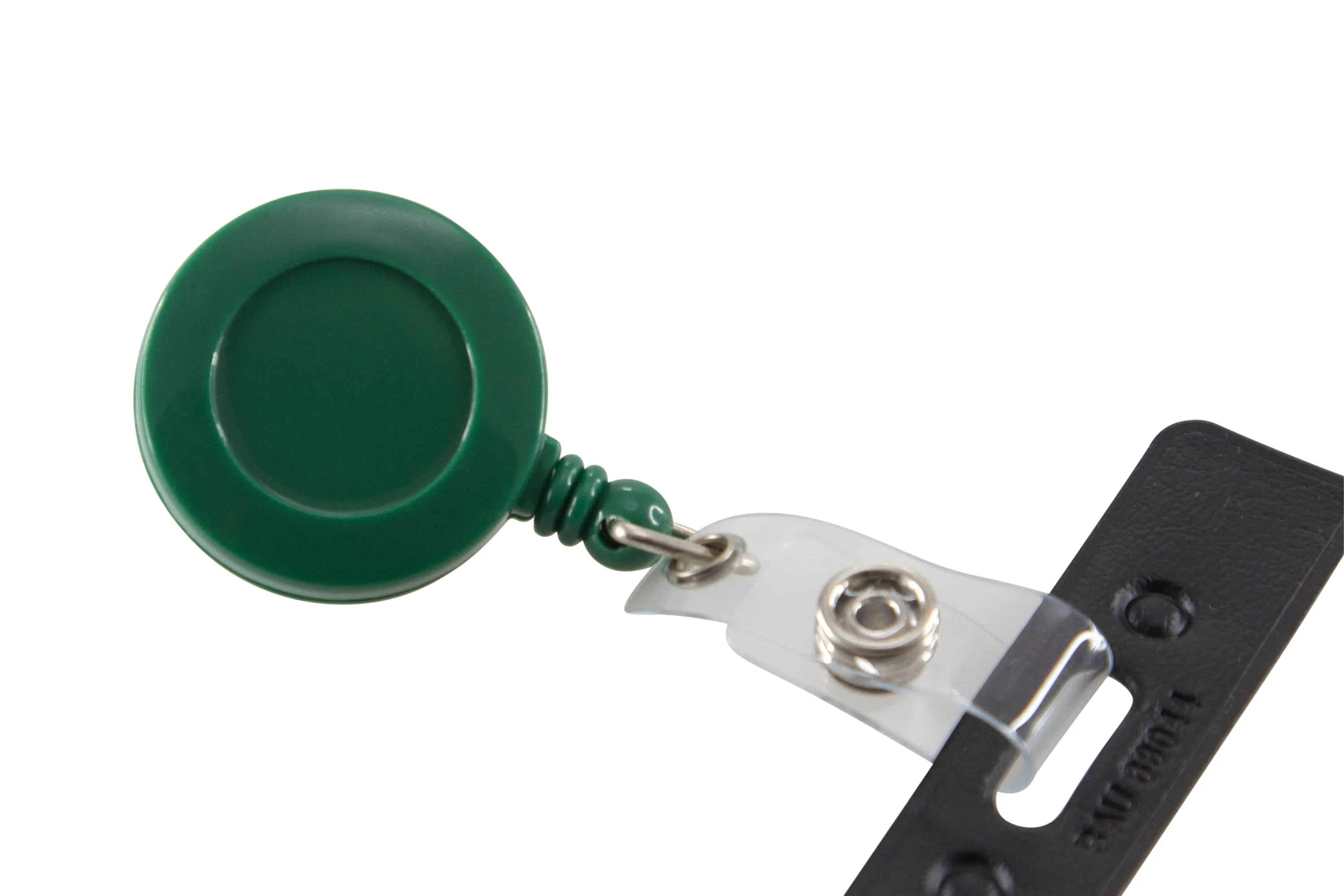 SICURIX Standard ID Badge Reel Round Swivel Spring Clip Strap GREEN (68846)