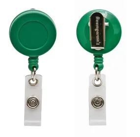 SICURIX Standard ID Badge Reel Round Swivel Spring Clip Strap GREEN (68846)