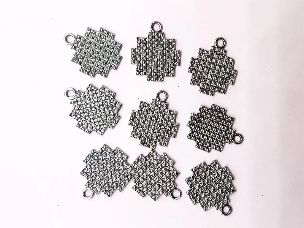 Silver Designer Metallic Jewelry Charms