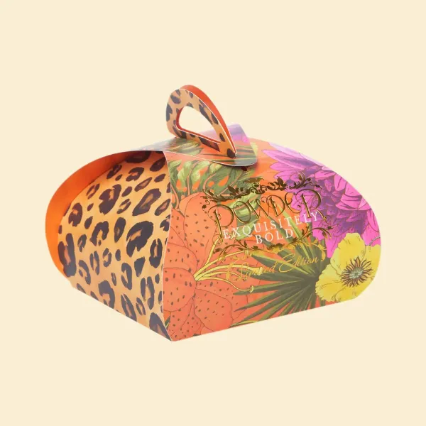 Tangerine/Mustard Hexagon/Floral Stem Hair Clips {clearance}