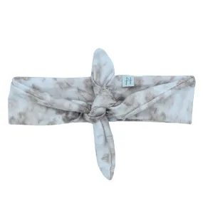 Taupe Tie Dye Knotted Headband