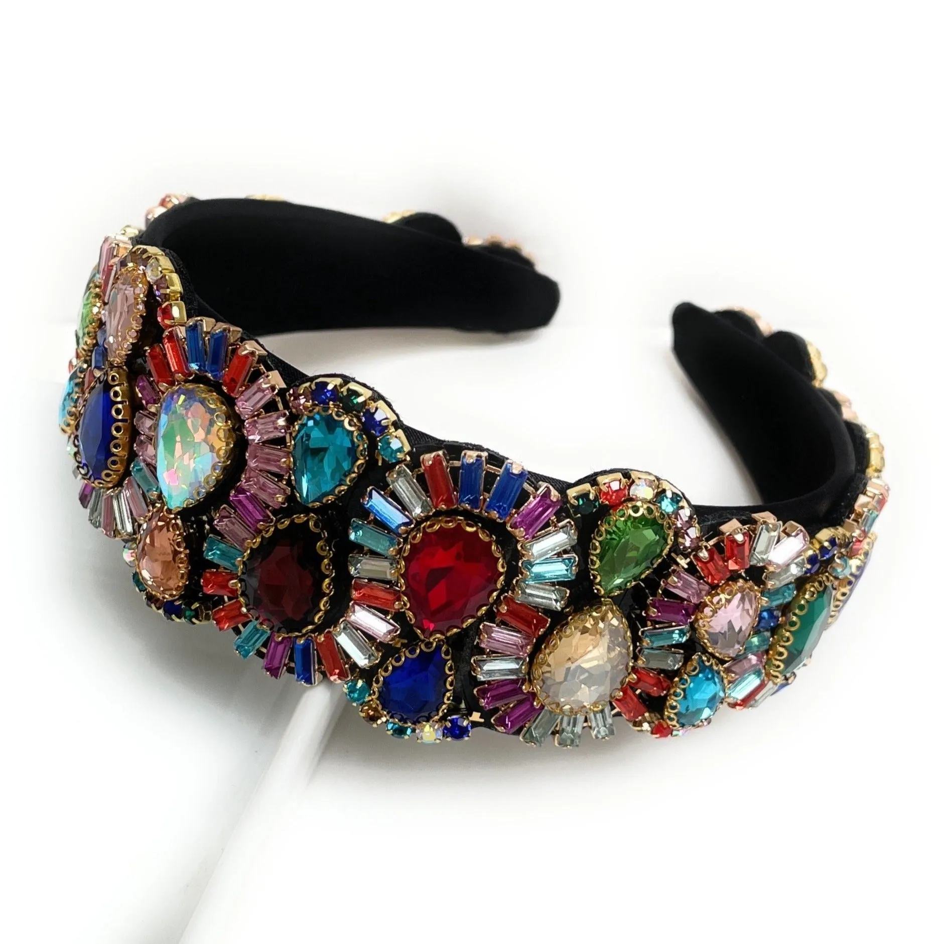 Victoria Multicolor Jeweled Headband