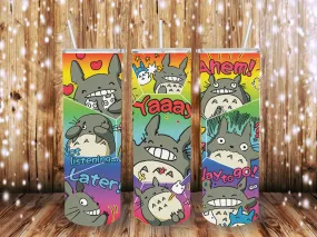Yay Totoro Colorful 20 oz Tumblers